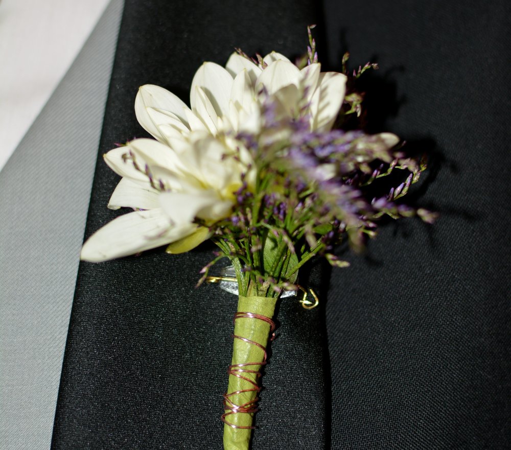 boutonnière marié